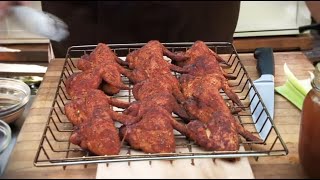 How To Make Hickory Smoked Chicken Wings  Smoked Chicken Wings Recipe  Ted Reader  Bradley Smoker [upl. by Marutani]