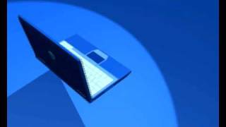 Dell 3D Laptop Model and Animation [upl. by Katinka]