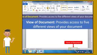 MSWord 2010  Components of Word Window msword mswordforbeginners mswordexcelpowerpoint [upl. by Keese203]