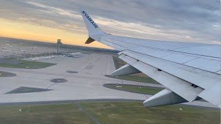 Ryanair Boeing 737 MAX 8  Takeoff Runway 25R  Berlin Brandenburg Airport BER [upl. by Yesnnyl]