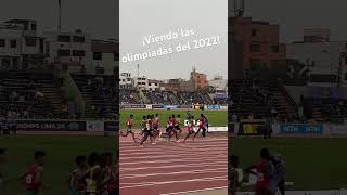 Viendo las olimpiadas en el Videna olimpiadas atletismo lima [upl. by Ramed]