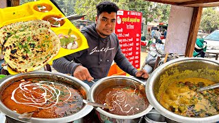 50₹ मैं Dhamaka offer Best Amritsari थाली in Faridabad । street food India [upl. by Lochner]