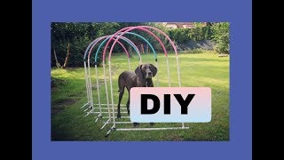 DIY Hoopers Agility l Hoopers selber bauen l Hundekanal [upl. by Ailelc]