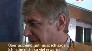 EURO 2008  Calli trifft Arsene Wenger [upl. by Atsira]