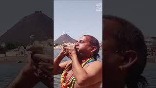 Shankh Naad with Bells Conch Shell Sound Pandit Ravi Sharma shankh conch shankhnaadsound shorts [upl. by Gorlicki]