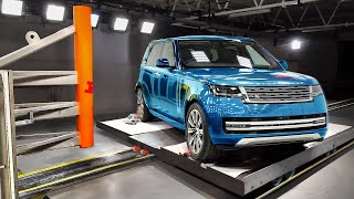 Inside Range Rover Extreme Crash Tests and Production Processes [upl. by Normac896]