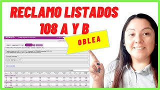 🔴LISTADOS 108 A Y B👉¿CÓMO HACER EL RECLAMO DE MI PUNTAJE DE INGRESO A LA DOCENCIA💯 [upl. by Grannias]