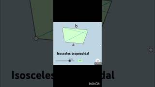 Harmonic mean geometricallyIsosceles trapezoidalbasicgeometrymathseducationtrendingviralshort [upl. by Kiona]