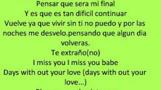 mis dias sin tirakim y keny lyrics [upl. by Venator]