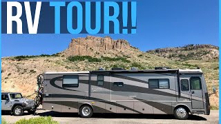 RV TOUR RV LIFE HACKS FOR FULL TIME RV LIVING amp MOTORHOME CAMPING [upl. by Anestassia572]