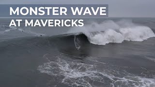 MONSTER WAVE AT MAVERICKS LUCA PADUA 12282023  Mavericks Awards [upl. by Zacharia]