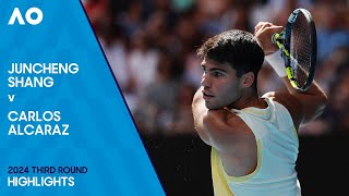 Shang Juncheng vs Carlos Alcaraz  Australian Open  Third Round  AO Tennis 2  PS5 Gameplay [upl. by Gridley]