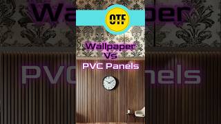 PVC Wall Panel Vs Wallpaper what is better for Walls PVCvsWallpaper PVCpanels Wallpapers [upl. by Niltak]