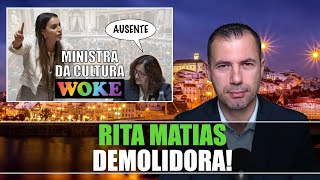 Comentário  Rita Matias demolidora [upl. by Enimsay]