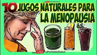 Jugos Naturales para la Menopausia  Remedios para la Menopausia🍹🥕🍏 [upl. by Acirdna]