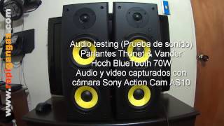 Audio testing Thonet and Vander Hoch BT 70W Prueba de audio parlantes 3 [upl. by Hobart214]