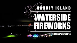 Waterside Fireworks Canvey Island 2024 [upl. by Emelun]