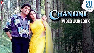 Chandni  Video Jukebox  Sridevi  Rishi Kapoor  Vinod Khanna  ShivHari  Anand Bakshi [upl. by Aerdnua]