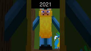 Evolution of Hunting Parrot  Minecraft Animation [upl. by Aushoj]