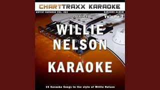 Forgiving You Was Easy Karaoke Version In the Style of Willie Nelson [upl. by Ia800]