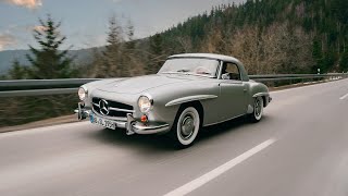 Mercedes Benz 190 SL Roadster with removable Hardtop I W 121 B II fully restored [upl. by Ling650]