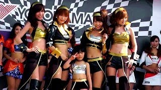 【 虹色レースクィーン 2014】 PADDOCK GIRL STAGE PART3 もてぎスーパー耐久2014 [upl. by Barbe]