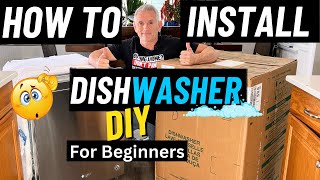 How To Install Dishwasher For Beginners  DIY Dishwasher Installation Step By Step Guide [upl. by Traci]