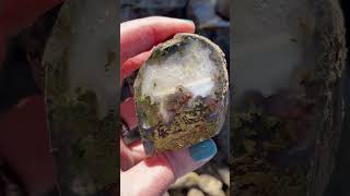 Surprise Agate nodule thesubmissivestone agates rockhound [upl. by Elamor]