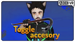 ✅ Añade toggles y accesorios a tu avatar en minutos vrchat [upl. by Eirok922]