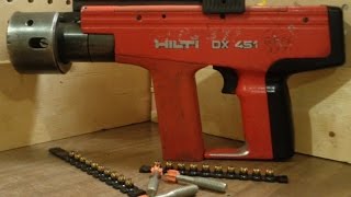 Hilti DX 451 Heavy Duty Semi Automatic Powder Actuated Tool [upl. by Naima]