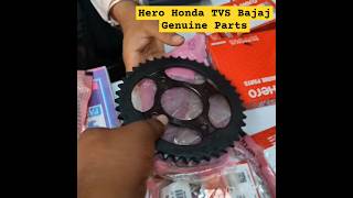 Hero Honda TVS Bajaj original spare parts wholesale market Delhi  bike spare Kroltrendingshorts [upl. by Dott]