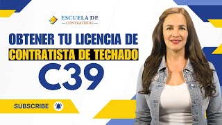 Obtener tu Licencia de Contratista de Techado C39 en California [upl. by Anial]