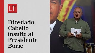 Diosdado Cabello insulta al Presidente Boric [upl. by Elish]