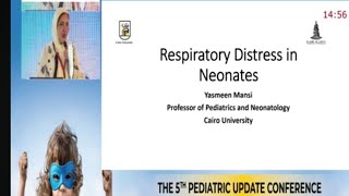 Respiratory Distress in Neonates Prof Yasmin Mansi [upl. by Hserus]