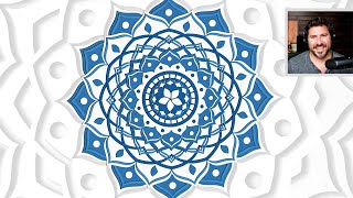 Inkscape Mandala Art Tutorial [upl. by Drugge]