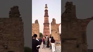 A short official trip to Delhi Part 2 traveltravelvlogtravelindiatravellingqutubminarvideo [upl. by Macey]