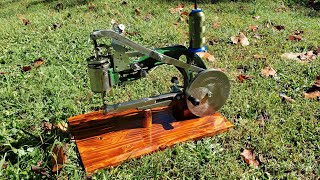 How to make a Leather Sewing Machine Table [upl. by Augusto]