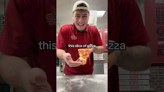 Turning a slice of pizza 100x LARGER wow pizza food large big youtubeshorts shorts foodie [upl. by Nallad]