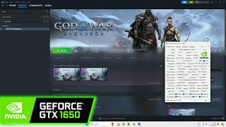 God of War Ragnarok on GTX 1650 [upl. by Alleyn]