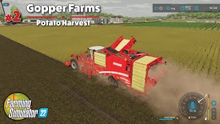 Gopper Farms Elm Creek Ep 2  POTATOES Farming Simulator 22 [upl. by Stern]