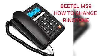 BEETEL M59 HOW TO CHANGE RINGTONE [upl. by Bobby]