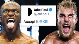 KSI vs JAKE PAUL HEATED Back amp Forth [upl. by Annawit]