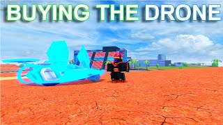 BUYING THE DRONE Roblox Jailbreak [upl. by Heigho]