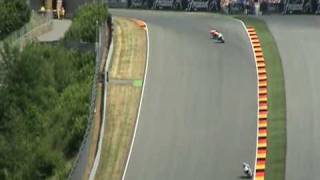 MotoGP 2010  Sachsenring  rossi stoner last lap T13 [upl. by Luci743]