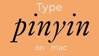 How to type pinyin tones on Mac  free cheatsheet [upl. by Assirim]