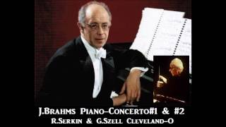 JBrahms PianoConcerto1 amp 2  RSerkin amp G Szell ClevelandO  1968 [upl. by Cottrell]