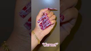 🚨NEW SET🚨 “Garnet” pressonnails pressons finegehglam naildesigns gelnailart naildesigns [upl. by Hcnarb29]