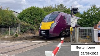 Barton Lane Level Crossing 22082022 [upl. by Mellisa]