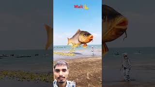 The fish swam ashore Animation 🥵🥵shorts vfxhd [upl. by Annie]