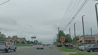 Driving along the highway that cuts through Richmond the capital of Virginia USA [upl. by Waxler]